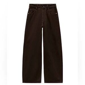 Zara Oversized Relaxed Mid Rise Jean